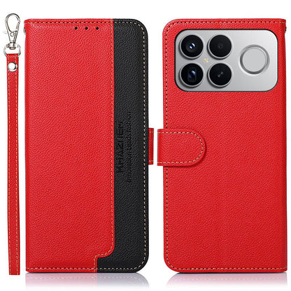 For Redmi K90 Pro Max/Poco F8 Ultra KHAZNEH Litchi Texture Leather RFID Phone Case(Red)