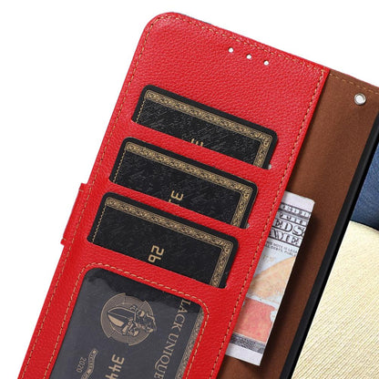 For Redmi K90 Pro Max/Poco F8 Ultra KHAZNEH Litchi Texture Leather RFID Phone Case(Red)
