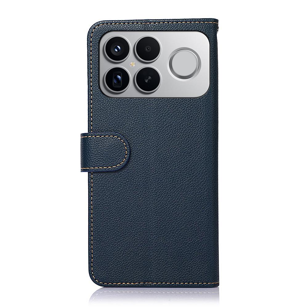 For Redmi K90 Pro Max/Poco F8 Ultra KHAZNEH Litchi Texture Leather RFID Phone Case(Blue)