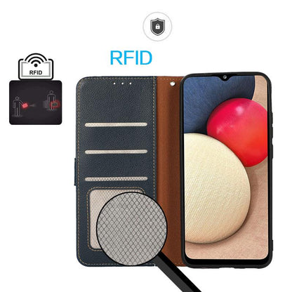 For Redmi K90 Pro Max/Poco F8 Ultra KHAZNEH Litchi Texture Leather RFID Phone Case(Blue)
