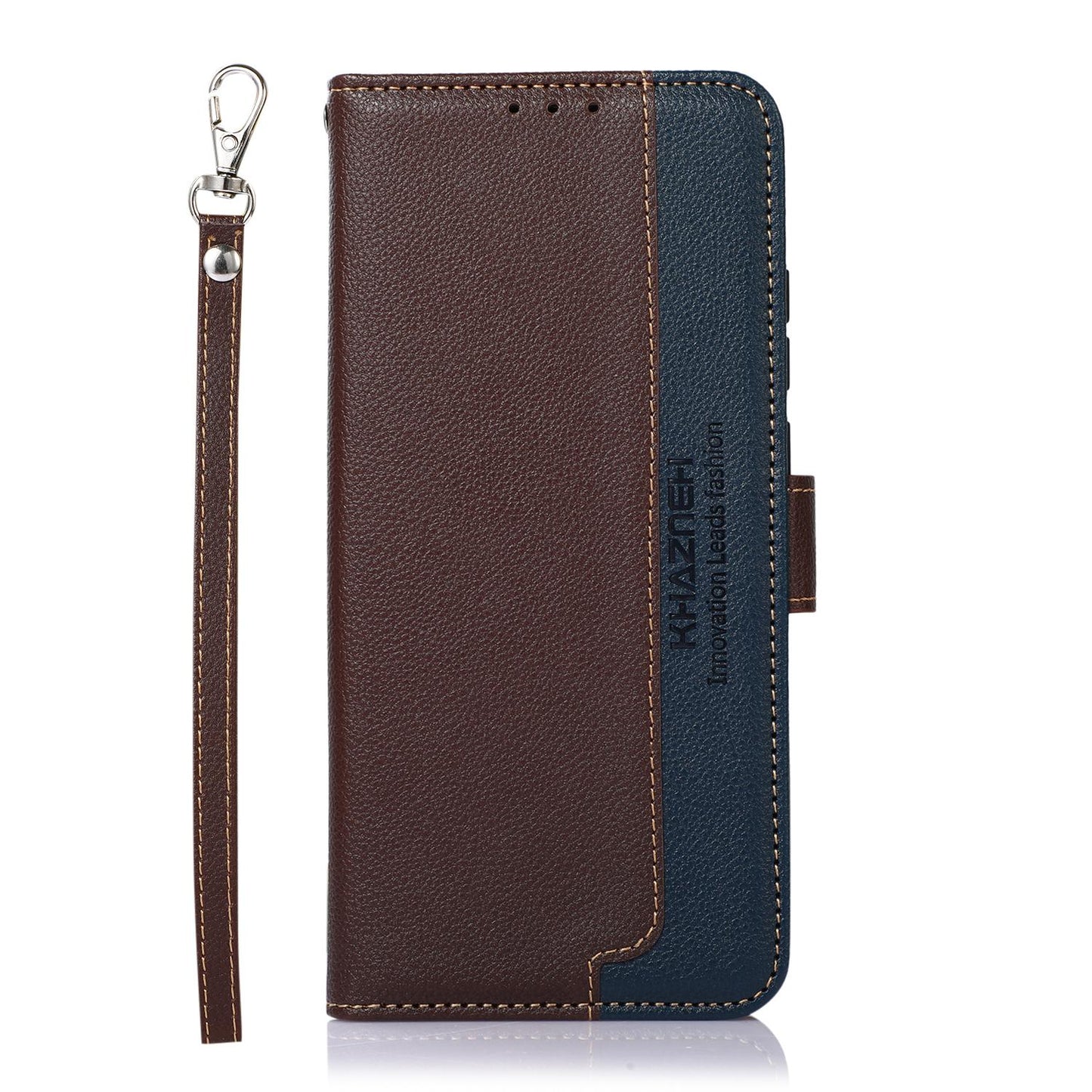 For Redmi K90 Pro Max/Poco F8 Ultra KHAZNEH Litchi Texture Leather RFID Phone Case(Brown)