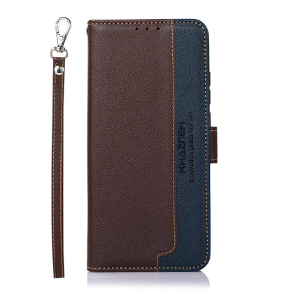 For Redmi K90 Pro Max/Poco F8 Ultra KHAZNEH Litchi Texture Leather RFID Phone Case(Brown)
