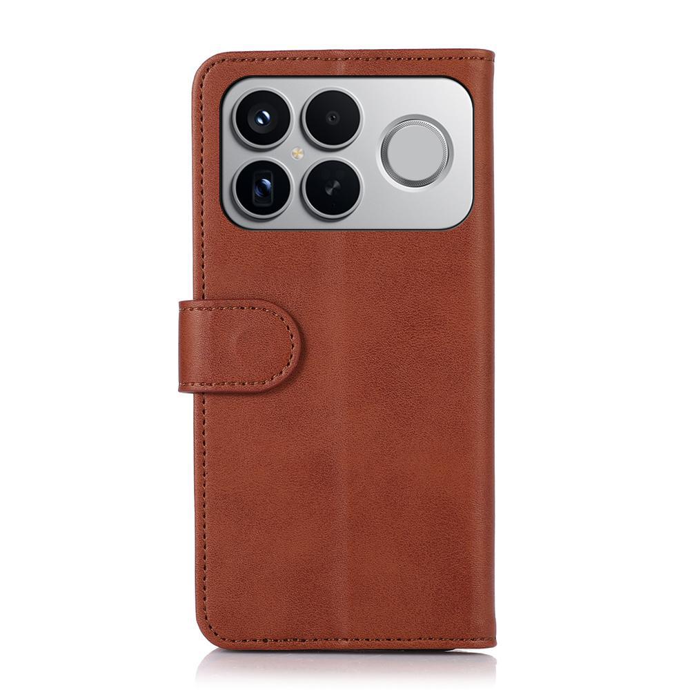For Redmi K90 Pro Max/Poco F8 Ultra Cow Texture Leather Phone Case(Brown)