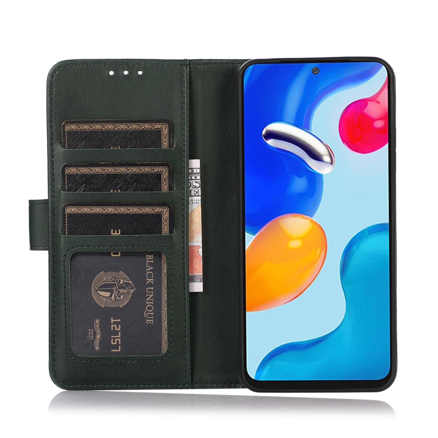 For Redmi K90 Pro Max/Poco F8 Ultra Cow Texture Leather Phone Case(Green)