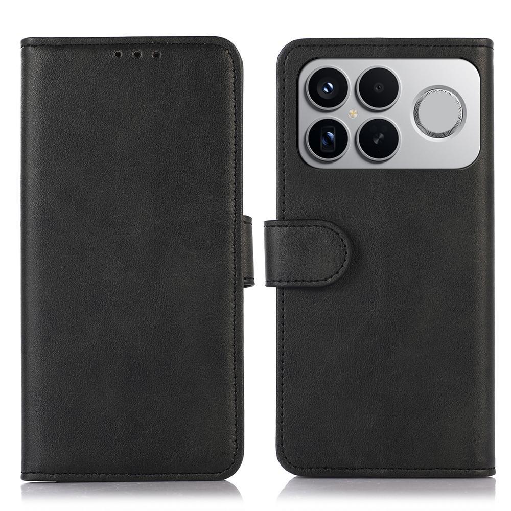 For Redmi K90 Pro Max/Poco F8 Ultra Cow Texture Leather Phone Case(Black)