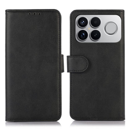 For Redmi K90 Pro Max/Poco F8 Ultra Cow Texture Leather Phone Case(Black)