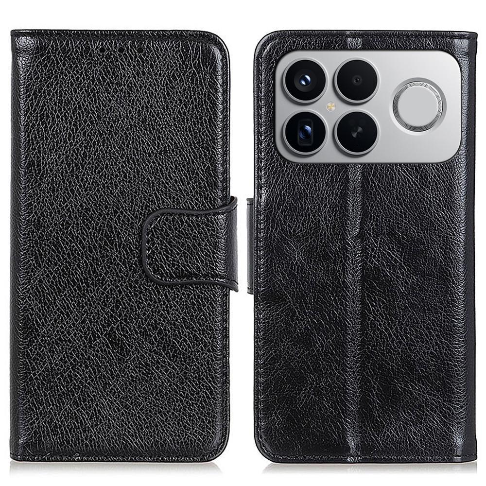 For Redmi K90 Pro Max/Poco F8 Ultra Nappa Texture Horizontal Flip Leather Phone Case(Black)
