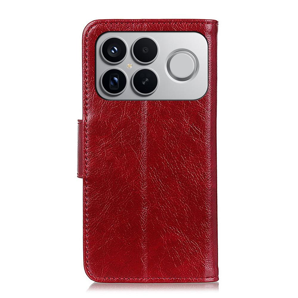 For Redmi K90 Pro Max/Poco F8 Ultra Nappa Texture Horizontal Flip Leather Phone Case(Red)