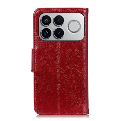 For Redmi K90 Pro Max/Poco F8 Ultra Nappa Texture Horizontal Flip Leather Phone Case(Red)