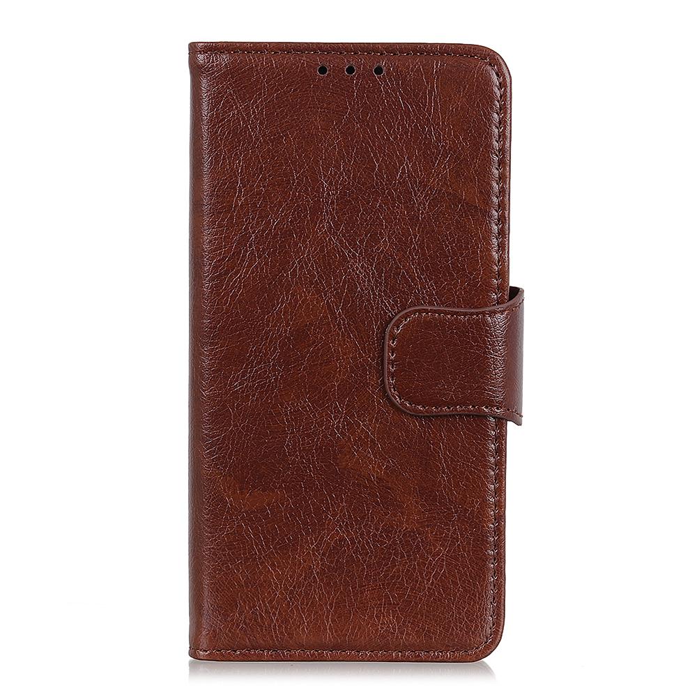 For Redmi K90 Pro Max/Poco F8 Ultra Nappa Texture Horizontal Flip Leather Phone Case(Brown)