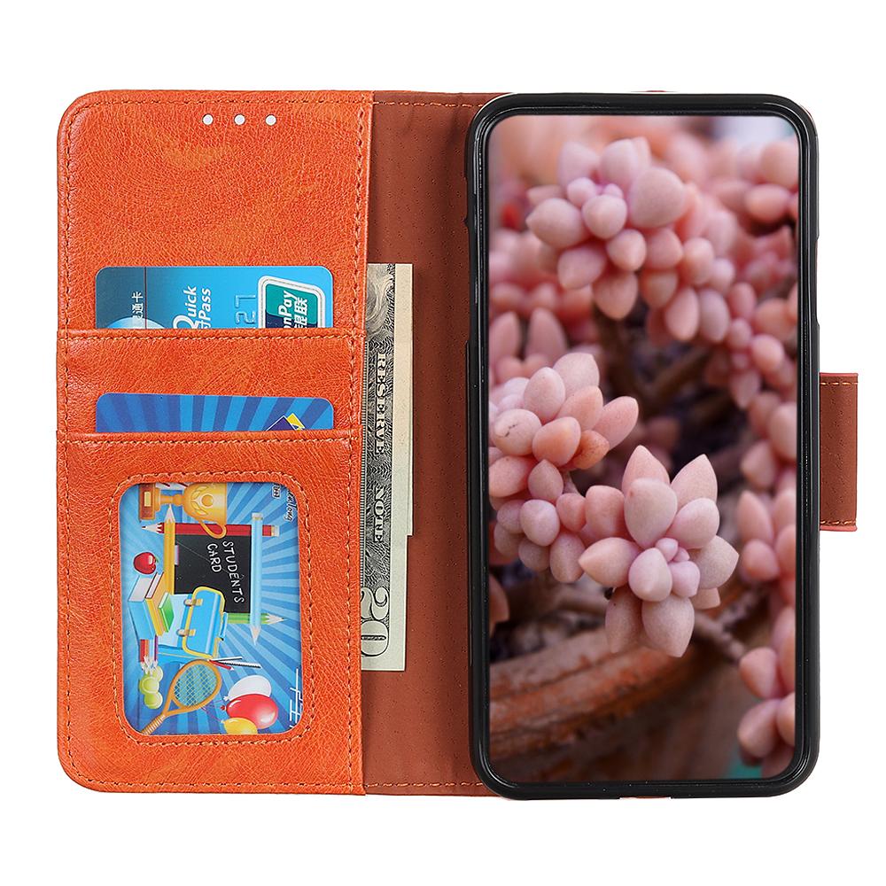 For Redmi K90 Pro Max/Poco F8 Ultra Nappa Texture Horizontal Flip Leather Phone Case(Orange)