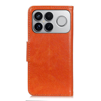 For Redmi K90 Pro Max/Poco F8 Ultra Nappa Texture Horizontal Flip Leather Phone Case(Orange)