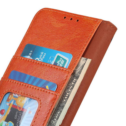 For Redmi K90 Pro Max/Poco F8 Ultra Nappa Texture Horizontal Flip Leather Phone Case(Orange)