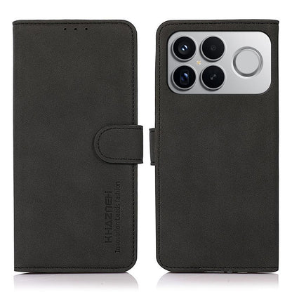 For Redmi K90 Pro Max/Poco F8 Ultra KHAZNEH Matte Texture Leather Phone Case(Black)