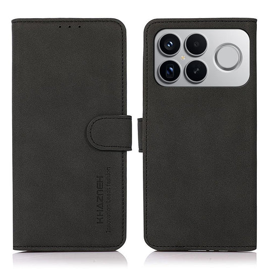 For Redmi K90 Pro Max/Poco F8 Ultra KHAZNEH Matte Texture Leather Phone Case(Black)