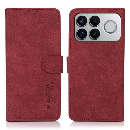 For Redmi K90 Pro Max/Poco F8 Ultra KHAZNEH Matte Texture Leather Phone Case(Red)