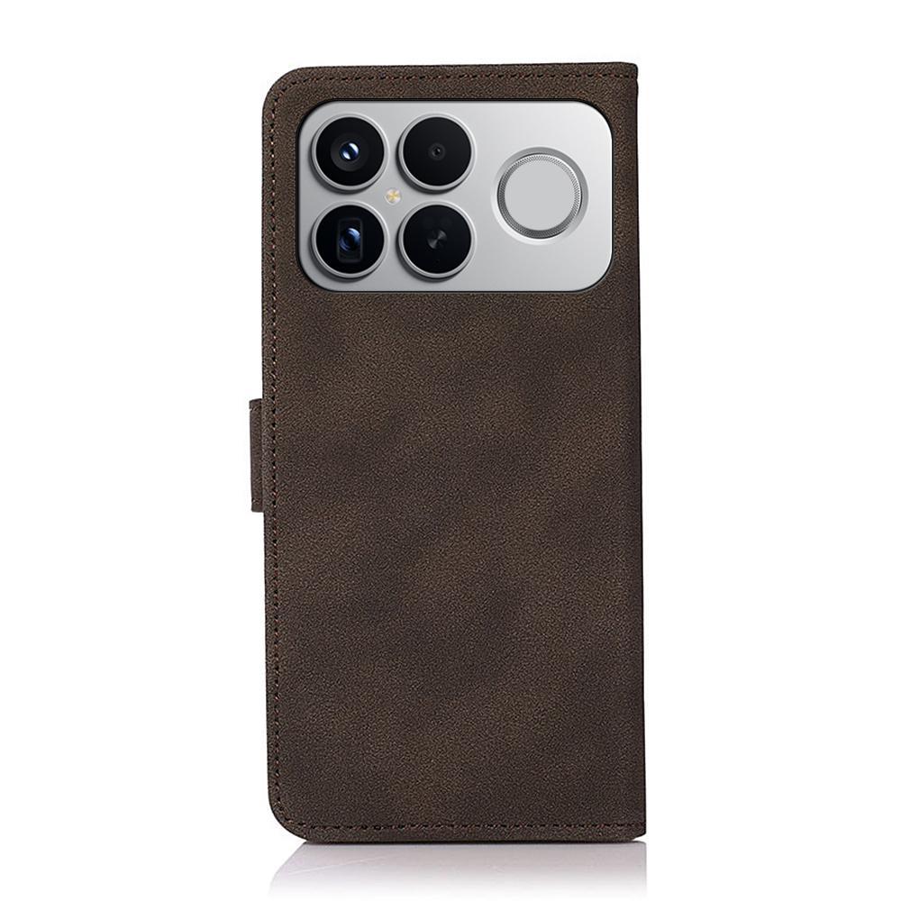 For Redmi K90 Pro Max/Poco F8 Ultra KHAZNEH Matte Texture Leather Phone Case(Brown)