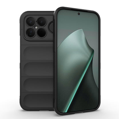 For Redmi K90 Pro Max/Poco F8 Ultra Magic Shield TPU + Flannel Phone Case(Black)