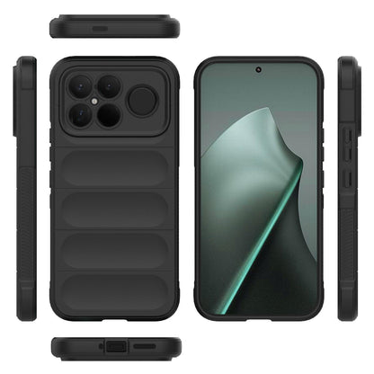 For Redmi K90 Pro Max/Poco F8 Ultra Magic Shield TPU + Flannel Phone Case(Black)