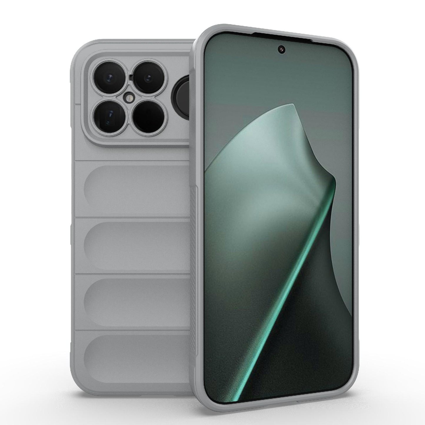 For Redmi K90 Pro Max/Poco F8 Ultra Magic Shield TPU + Flannel Phone Case(Grey)