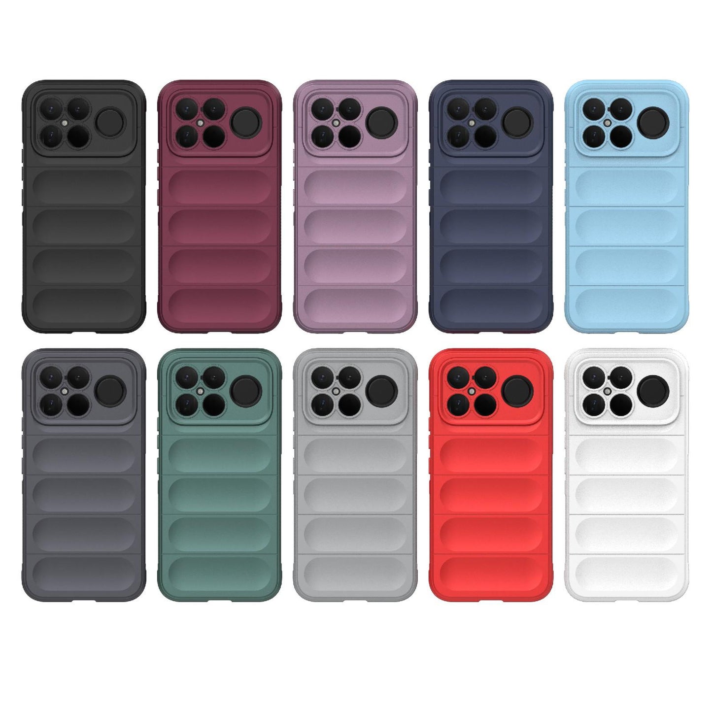 For Redmi K90 Pro Max/Poco F8 Ultra Magic Shield TPU + Flannel Phone Case(Grey)
