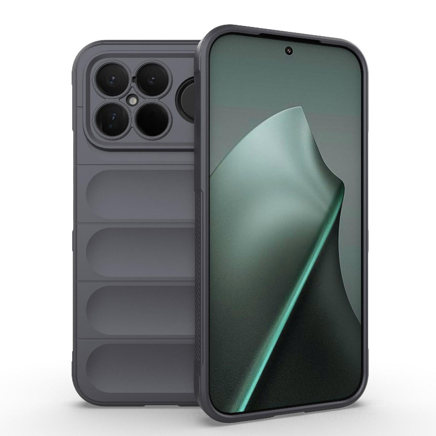 For Redmi K90 Pro Max/Poco F8 Ultra Magic Shield TPU + Flannel Phone Case(Dark Grey)