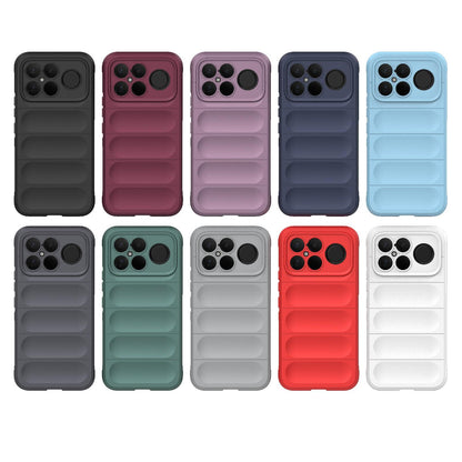For Redmi K90 Pro Max/Poco F8 Ultra Magic Shield TPU + Flannel Phone Case(Light Blue)