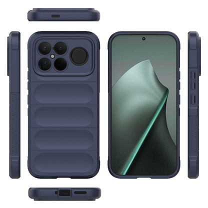 For Redmi K90 Pro Max/Poco F8 Ultra Magic Shield TPU + Flannel Phone Case(Dark Blue)