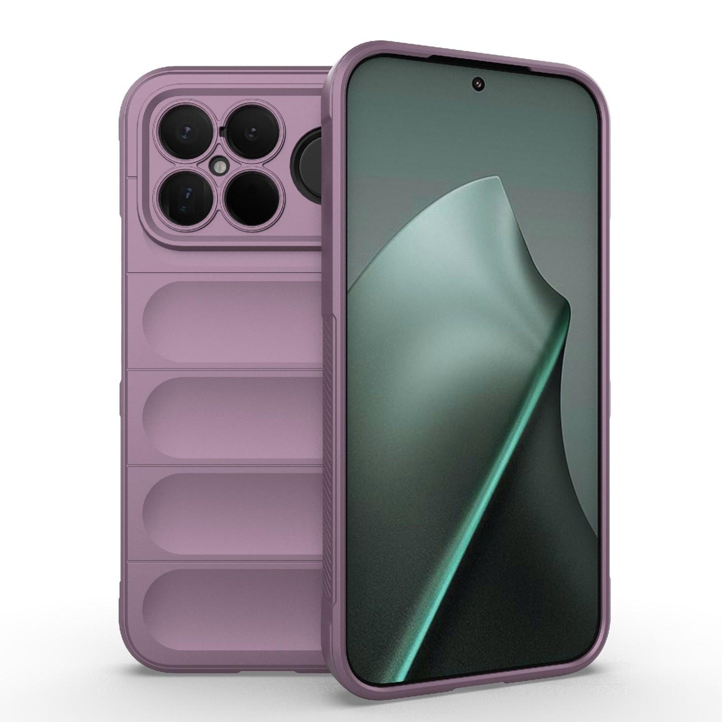 For Redmi K90 Pro Max/Poco F8 Ultra Magic Shield TPU + Flannel Phone Case(Purple)