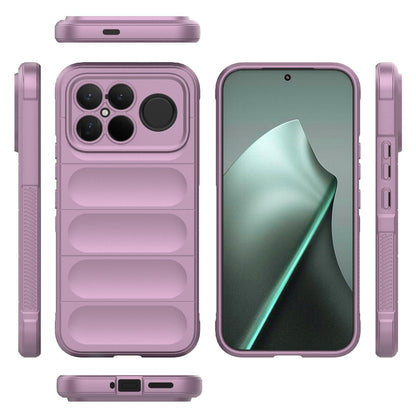 For Redmi K90 Pro Max/Poco F8 Ultra Magic Shield TPU + Flannel Phone Case(Purple)