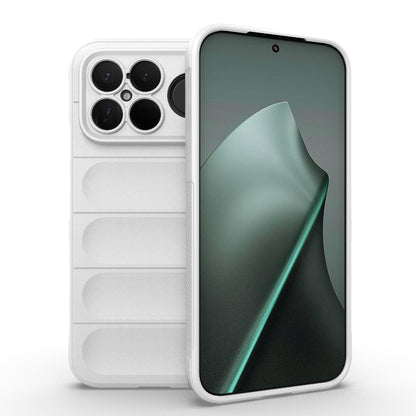 For Redmi K90 Pro Max/Poco F8 Ultra Magic Shield TPU + Flannel Phone Case(White)