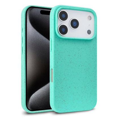 For iPhone 18 Pro Wheat Straw TPU Phone Case - Green - EDA006700011E