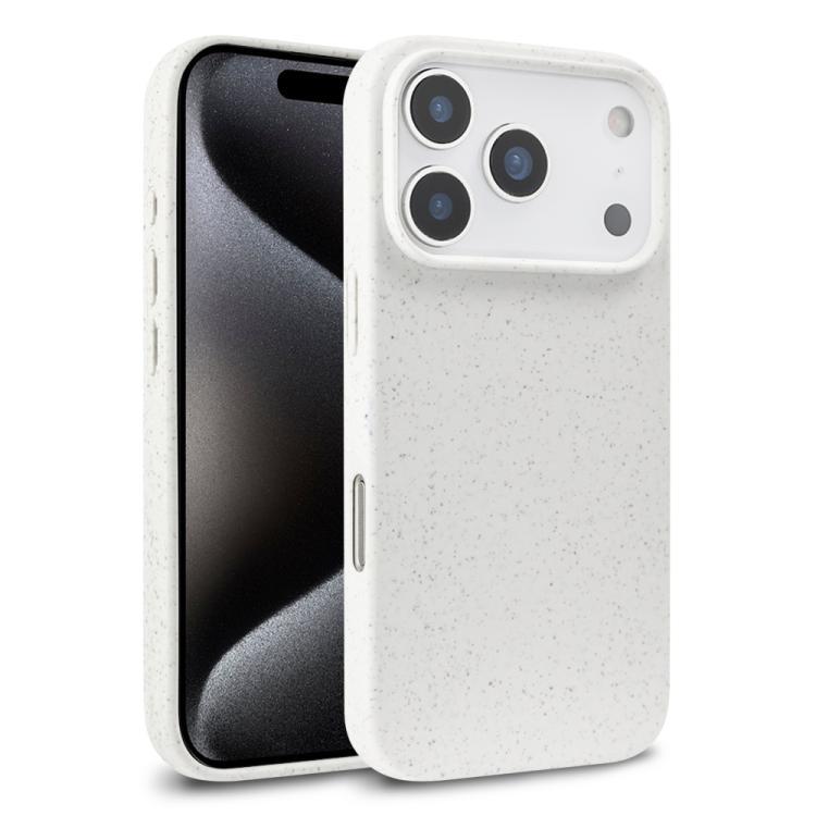 For iPhone 18 Pro Wheat Straw TPU Phone Case - White - EDA006700011H
