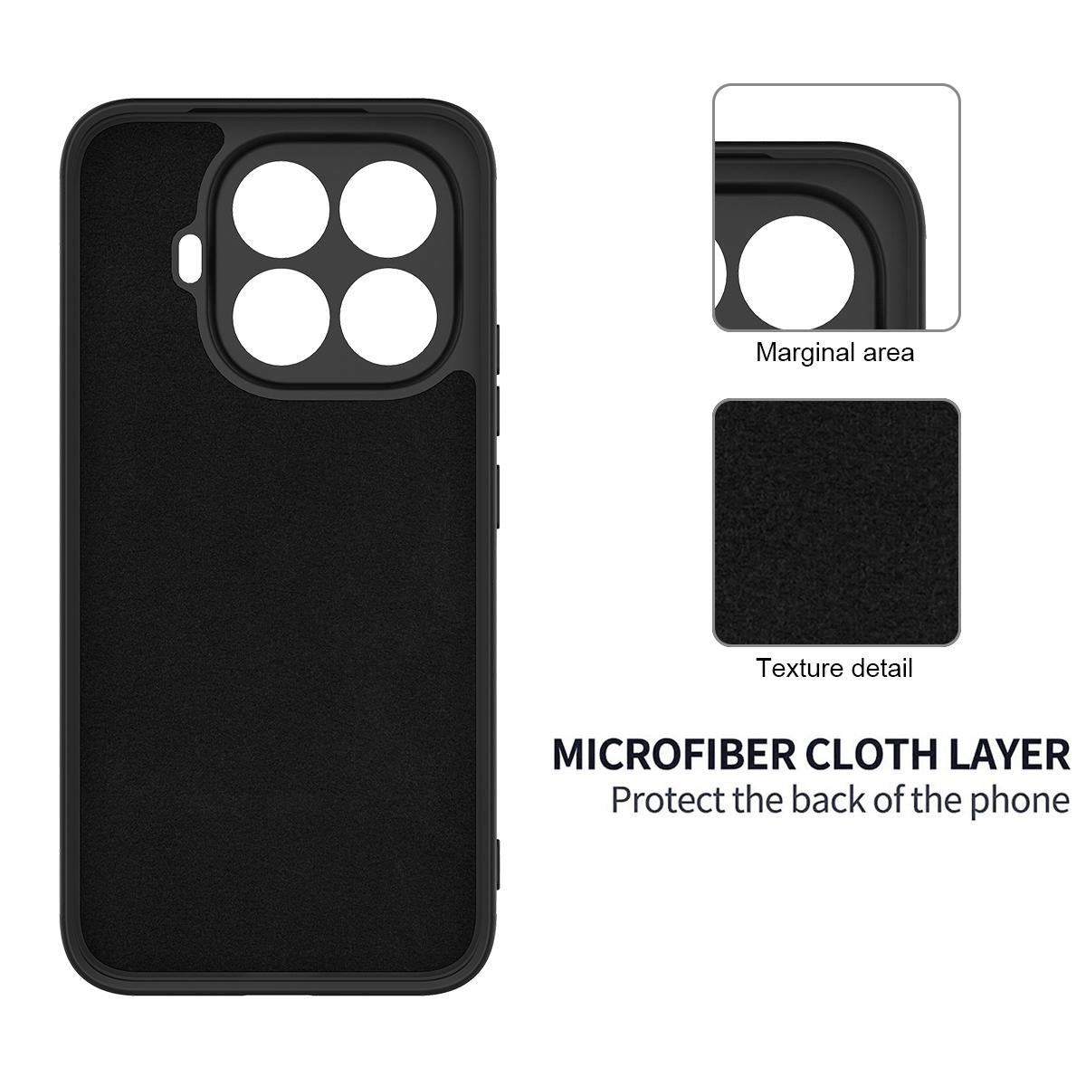 For Xiaomi 17T Pro 5G Solid Color Liquid Silicone Dropproof Full Coverage Phone Case - Black - EDA006707030D