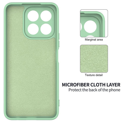 For Xiaomi 17 Max 5G Solid Color Liquid Silicone Dropproof Full Coverage Phone Case - Green - EDA006707032B
