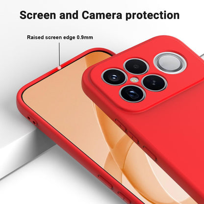 For Redmi K90 Pro Max / Poco F8 Ultra Solid Color Liquid Silicone Dropproof Full Coverage Phone Case(Red)