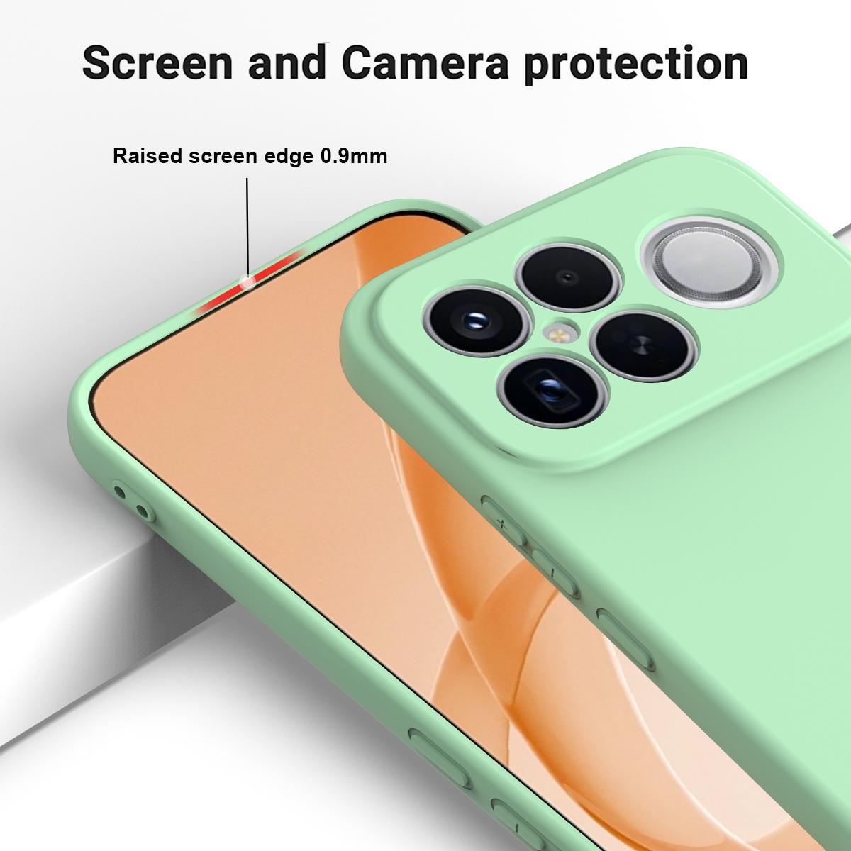 For Redmi K90 Pro Max / Poco F8 Ultra Solid Color Liquid Silicone Dropproof Full Coverage Phone Case(Green)