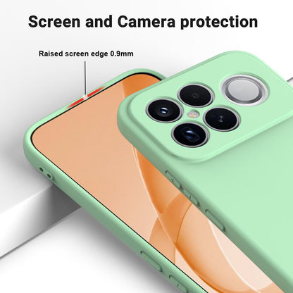 For Redmi K90 Pro Max / Poco F8 Ultra Solid Color Liquid Silicone Dropproof Full Coverage Phone Case(Green)