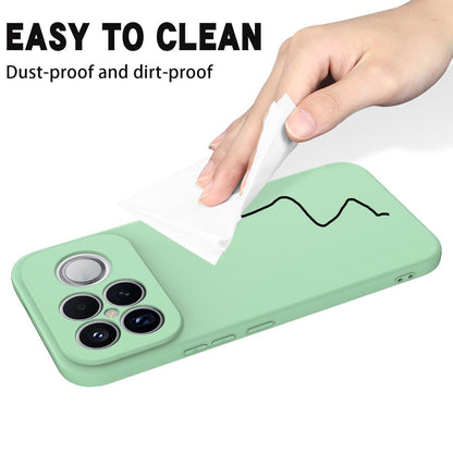 For Redmi K90 Pro Max / Poco F8 Ultra Solid Color Liquid Silicone Dropproof Full Coverage Phone Case(Green)