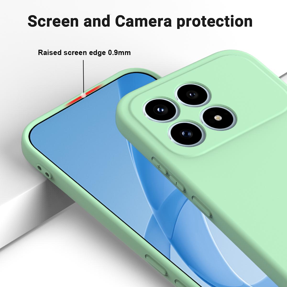 For Redmi K90 / Poco F8 Pro Solid Color Liquid Silicone Dropproof Full Coverage Phone Case(Green)