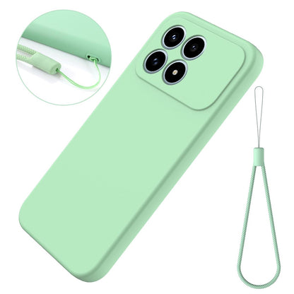 For Redmi K90 / Poco F8 Pro Solid Color Liquid Silicone Dropproof Full Coverage Phone Case(Green)