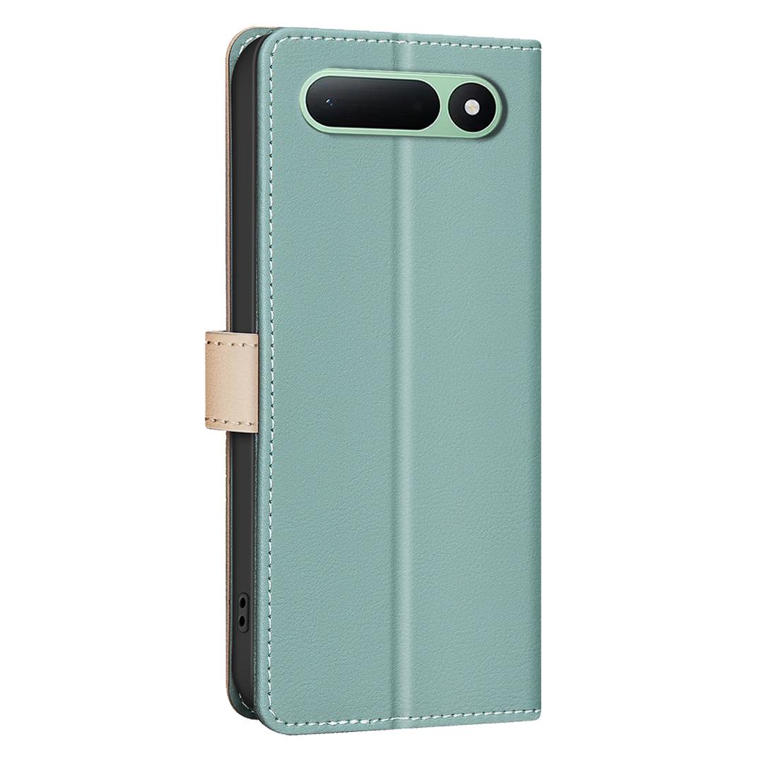 For Tecno Spark 50 5G Color Matching RFID Anti-theft Leather Phone Case - Green - EDA006707523A