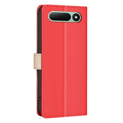 For Tecno Spark 50 5G Color Matching RFID Anti-theft Leather Phone Case - Red - EDA006707523D