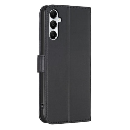 For Galaxy S26 FE 5G Four-leaf Embossed Leather Phone Case - Black - EDA006707804C