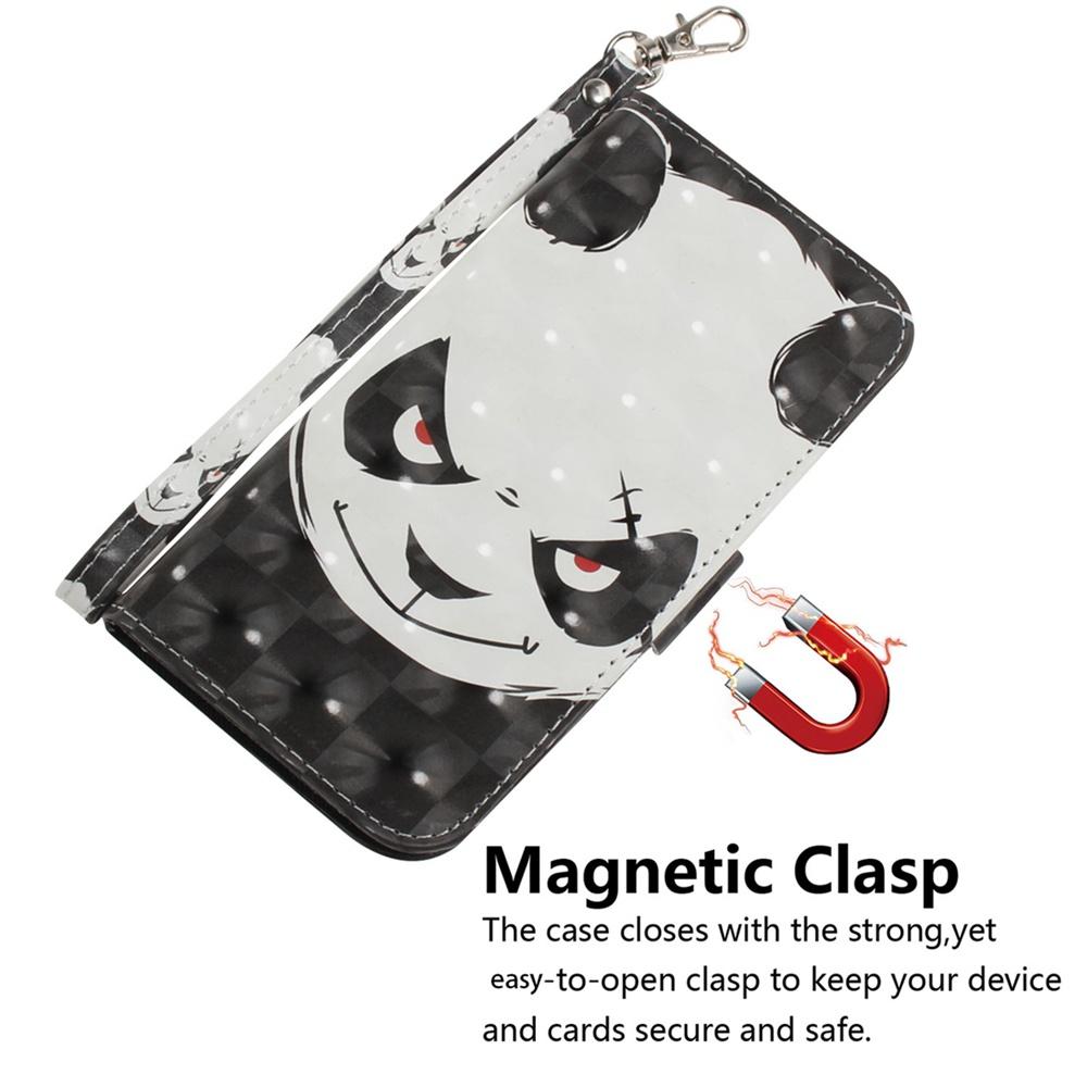 For Redmi Turbo 4 Pro / Xiaomi Poco F7 3D Colored Flip Leather Phone Case - Angry Bear - EDA006710717F