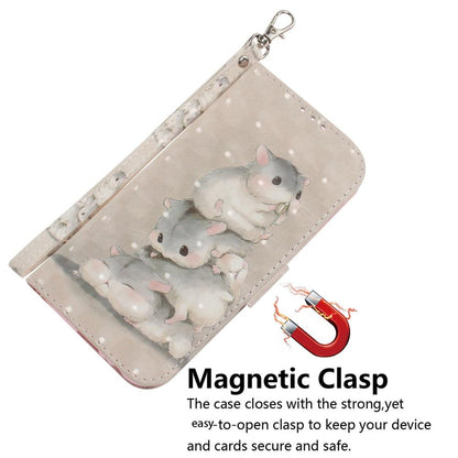 For Redmi Turbo 4 Pro / Xiaomi Poco F7 3D Colored Flip Leather Phone Case - Squirrels - EDA006710717I