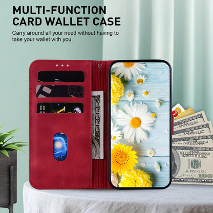 For Redmi Note 17 Pro Max / Note 17 Pro+ 5G Lily Embossed Leather Phone Case - Red - EDA006711027E