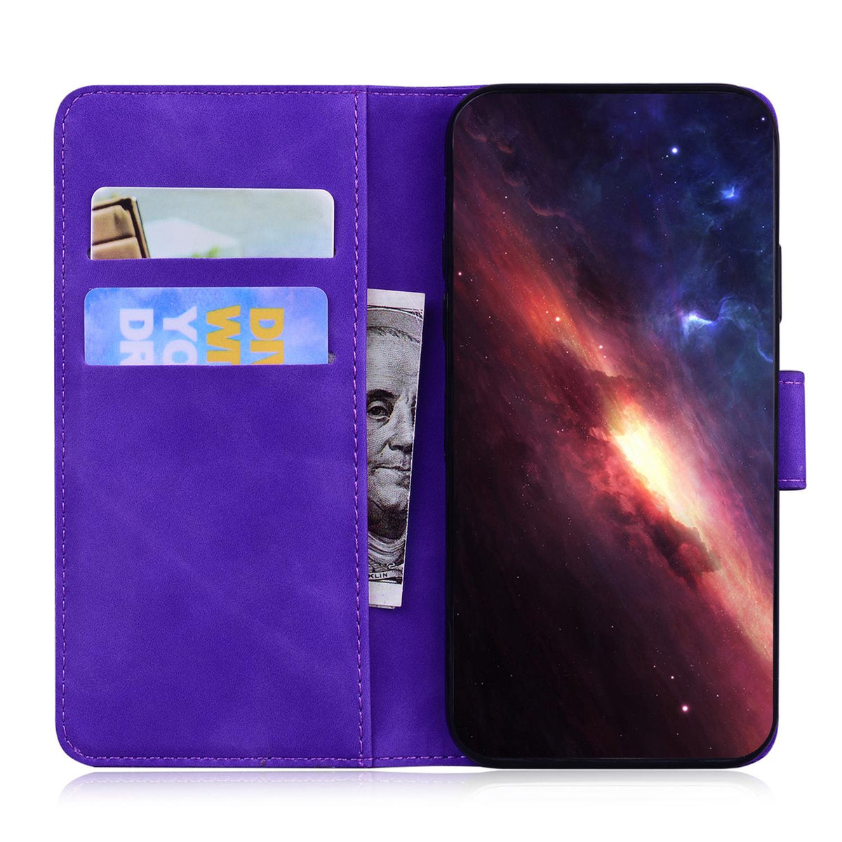 For Redmi Note 17 5G Global 169.7mmmm Skin Feel Pure Color Flip Leather Phone Case - Purple - EDA006713325A