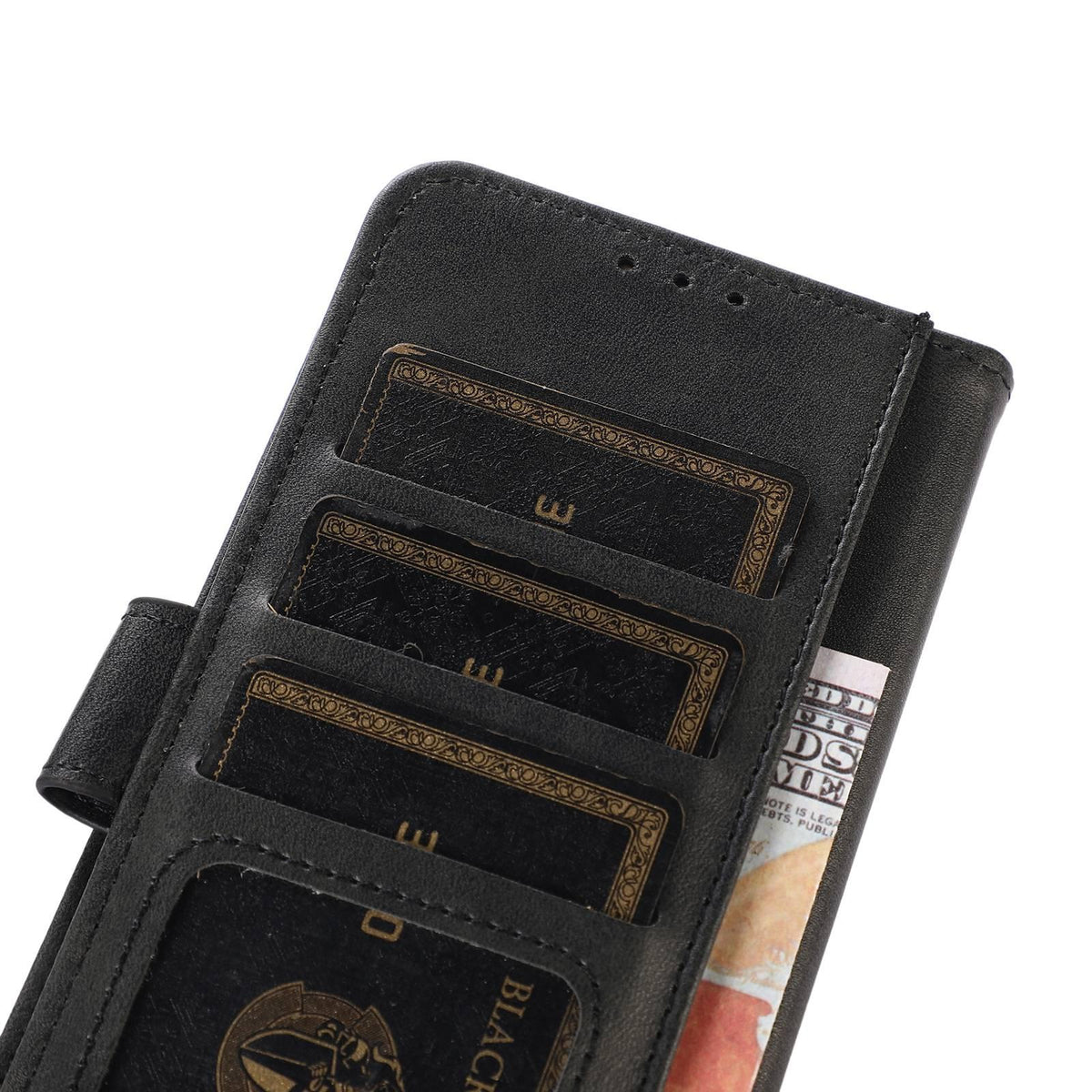 For OPPO A7 Pro Max 5G Cow Texture Flip Leather Phone Case - Black - EDA006714704A