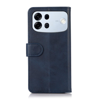 For OPPO A7 Pro Max 5G Cow Texture Flip Leather Phone Case(Blue)